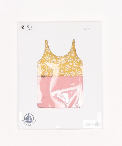 PETIT BATEAU（プチバトー）の「プリントキャミソール２枚組（キャミソール・キッズ・その他・8YEAR/12YEAR/10YEAR/6YEAR）」の2枚目の写真