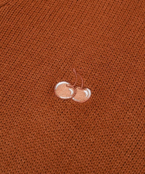 KIRSH(キルシー)の「A'GEM/9 × .kom『KIRSH/キルシー』SMALL CHERRY V-NECK CARDIGAN/スモールチェリー Vネックカーディガン(カーディガン/ボレロ・レディース・ブラック/オレンジ/ブルー/アイボリー・FREE)」の13枚目の写真