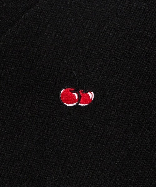 KIRSH(キルシー)の「A'GEM/9 × .kom『KIRSH/キルシー』SMALL CHERRY V-NECK CARDIGAN/スモールチェリー Vネックカーディガン(カーディガン/ボレロ・レディース・ブラック/オレンジ/ブルー/アイボリー・FREE)」の16枚目の写真