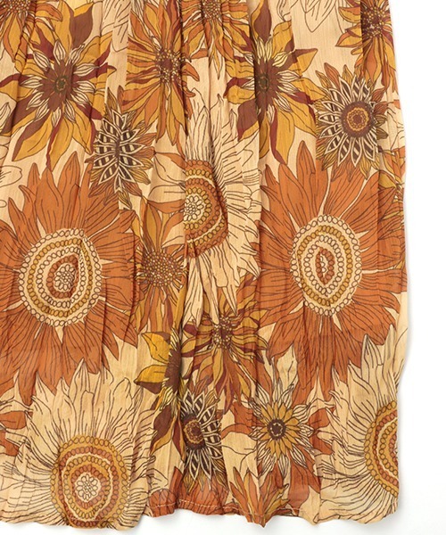 チチカカ（チチカカ）の「リンクルボタニカルスカート（スカート・レディース・ピンク/グリーン/マスタード・FREE）」の17枚目の写真