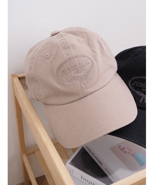 jumelle（ジュメロ）の「エンブレムビンテージキャップ（キャップ・レディース・ブラック/ベージュ・FREE）」の18枚目の写真