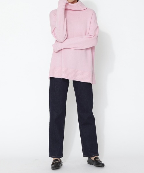 NATURAL BEAUTY BASIC（ナチュラルビューティーベーシック）の「ストレートデニム（デニムパンツ・レディース・ブラック/ネイビー・マルチサイズ）」の8枚目の写真