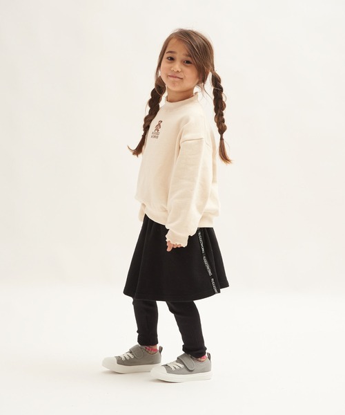 RUGGEDWORKS（ラゲッドワークス）の「サイドラインスウェットスカート（スカート・キッズ・ブラック/グレー・110/140/120/150/90/100/130）」の7枚目の写真