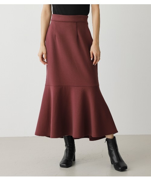 AZUL by moussy(アズールバイマウジー)の「LUXE MERMAID SK/リュクスマーメイドスカート(スカート・レディース・ブラック/ダークグリーン/ライトブラウン/マジェンタ・SMALL/MEDIUM)」の4枚目の写真