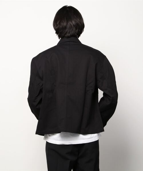 Toironier(トワロニエ)の「Toironier/トワロニエ/Leather cuff Blouson/レザーカフブルゾン(ブルゾン・メンズ・ブラック・1/2)」の3枚目の写真