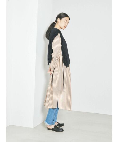 GARAGE OF GOOD CLOTHING（ガレージオブグッドクロージング）の「フリンジケーブルベスト＊（ニット/セーター・レディース・ホワイト/ベージュ系その他2/ブラック・FREE）」の21枚目の写真