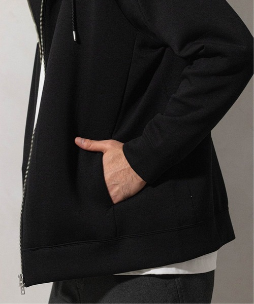 EDIFICE(エディフィス)の「ライトダンボール ZIP パーカー(パーカー・メンズ・ブラック/グレー/アイボリー・1/2/3)」の7枚目の写真