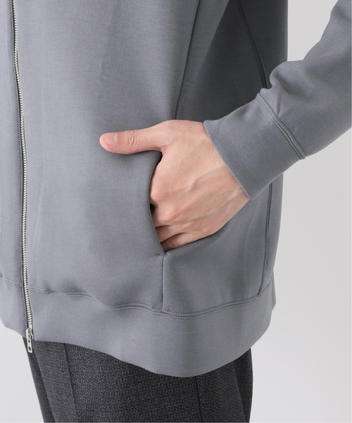 EDIFICE(エディフィス)の「ライトダンボール ZIP パーカー(パーカー・メンズ・ブラック/グレー/アイボリー・1/2/3)」の9枚目の写真