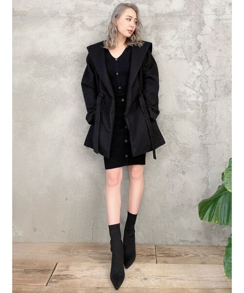 PG♡リブニットショートブーツ22.5 GYDA（ジェイダ）の「リブニットソックスショートブーツ（ブーツ