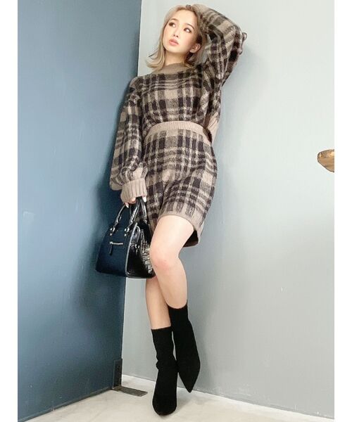 GYDA（ジェイダ）の「リブニットソックスショートブーツ（ブーツ