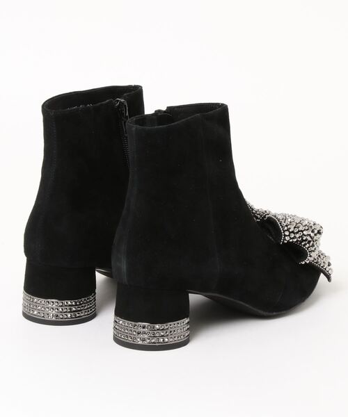 Jeffrey Campbell（ジェフリーキャンベル）の「ビッグリボンショートブーツ（ブーツ・レディース・ブラック・38/36/37/39/35）」の3枚目の写真