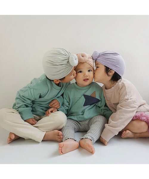 BREEZE（ブリーズ）の「スターポケットトレーナー（スウェット・キッズ・パープル/キナリ/ミント/ブラウン/イエロー/ピンク・140/150/90/100/110/120/130）」の14枚目の写真