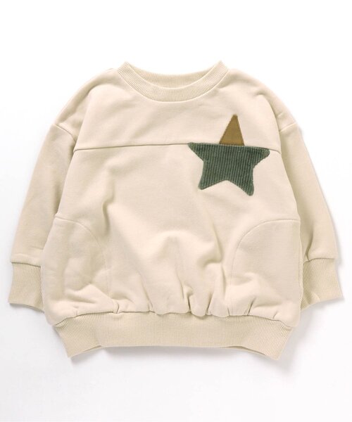 BREEZE（ブリーズ）の「スターポケットトレーナー（スウェット・キッズ・パープル/キナリ/ミント/ブラウン/イエロー/ピンク・140/150/90/100/110/120/130）」の22枚目の写真