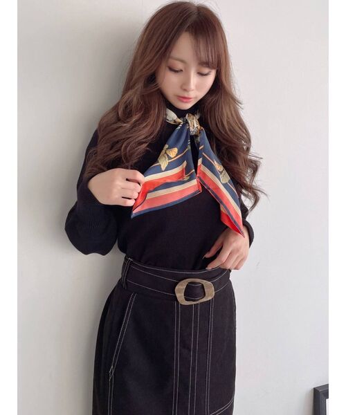 RESEXXY（リゼクシー）の「モールスキンペンシルスカート（スカート・レディース・ブラック/オレンジ/ブルー/アイボリー・FREE）」の6枚目の写真