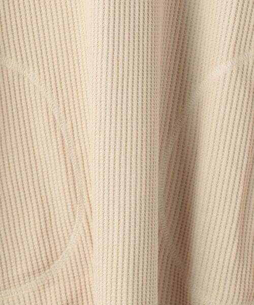 green label relaxing(グリーンレーベルリラクシング)の「<GLR/ lab>ワッフル フーディー 長袖 パーカー(パーカー・メンズ・オリーブ/ネイビー/ナチュラル・XL/L/M/S)」の12枚目の写真