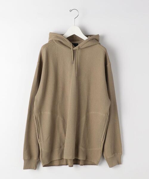green label relaxing(グリーンレーベルリラクシング)の「<GLR/ lab>ワッフル フーディー 長袖 パーカー(パーカー・メンズ・オリーブ/ネイビー/ナチュラル・XL/L/M/S)」の13枚目の写真