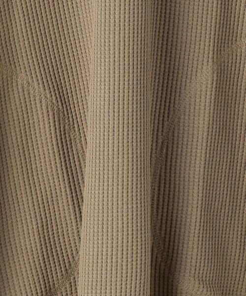 green label relaxing(グリーンレーベルリラクシング)の「<GLR/ lab>ワッフル フーディー 長袖 パーカー(パーカー・メンズ・オリーブ/ネイビー/ナチュラル・XL/L/M/S)」の17枚目の写真