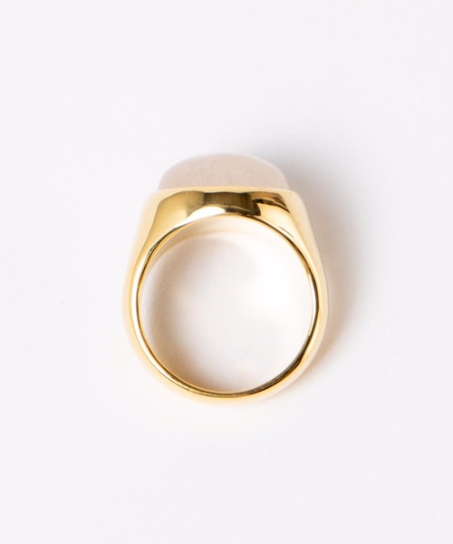 Romansual(ロマンシュアル)の「Romansual/ラウンドストーンリング(リング・レディース・シルバー/ゴールド・FREE)」の9枚目の写真