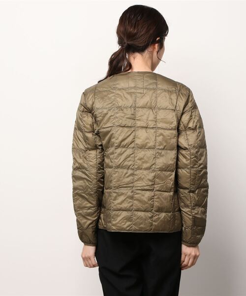 Gramicci（グラミチ）の「『GRAMICCI × TAION』INNER DOWN JACKET（ダウンジャケット/コート・レディース・ブラック/ベージュ/オリーブ・SMALL/MEDIUM/LARGE/X-LARGE/XX-LARGE）」の6枚目の写真
