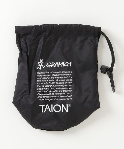 Gramicci（グラミチ）の「『GRAMICCI × TAION』INNER DOWN JACKET（ダウンジャケット/コート・レディース・ブラック/ベージュ/オリーブ・SMALL/MEDIUM/LARGE/X-LARGE/XX-LARGE）」の7枚目の写真