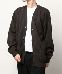 COTTON PAPER DOUBLE FACE CARDIGAN / ダブルフェイスカーディガン 《 手洗い可 》