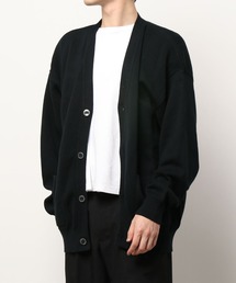 COTTON PAPER DOUBLE FACE CARDIGAN / ダブルフェイスカーディガン 《 手洗い可 》