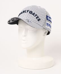PEARLY GATES（パーリーゲイツ）の「【PEARLY GATES】 FUTUREニコ総柄キャップ (UNISEX)（キャップ・メンズ）」