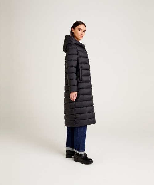 SISLEY(シスレー)の「フード付き中綿コート(その他アウター・レディース・ブラック・42/38/40)」の6枚目の写真