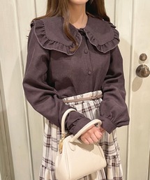 コーデュロイフリルブラウス【ZOZOTOWN限定アイテム】