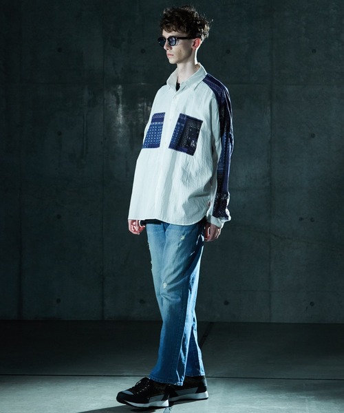 VIRGOwearworks（ヴァルゴウェアワークス）の「CLOTH CARRYING SHIRTS（シャツ/ブラウス・メンズ・ブラック/ホワイト・4/3/2）」の10枚目の写真