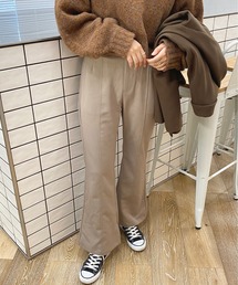 センターシームフレアパンツ【ZOZOTOWN限定アイテム】
