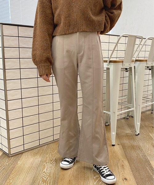 apres jour（アプレジュール）の「センターシームフレアパンツ【ZOZOTOWN限定アイテム】（その他パンツ・レディース・モカ/ダークグリーン/ダークブラウン・MEDIUM/SMALL/X-LARGE）」の19枚目の写真