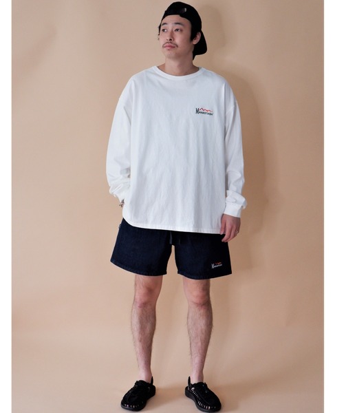 MANASTASH（マナスタッシュ）の「MANASTASH/マナスタッシュ　VENT L/S TEE 22 ベントロングスリーブティー22　7123043（Tシャツ/カットソー・メンズ・グリーン/ホワイト/ネイビー・LARGE/MEDIUM/X-LARGE）」の9枚目の写真