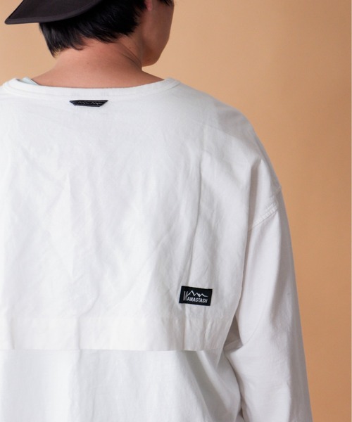 MANASTASH（マナスタッシュ）の「MANASTASH/マナスタッシュ　VENT L/S TEE 22 ベントロングスリーブティー22　7123043（Tシャツ/カットソー・メンズ・グリーン/ホワイト/ネイビー・LARGE/MEDIUM/X-LARGE）」の7枚目の写真