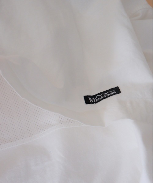 MANASTASH（マナスタッシュ）の「MANASTASH/マナスタッシュ　VENT L/S TEE 22 ベントロングスリーブティー22　7123043（Tシャツ/カットソー・メンズ・グリーン/ホワイト/ネイビー・LARGE/MEDIUM/X-LARGE）」の8枚目の写真