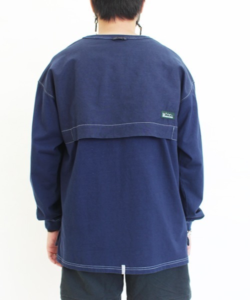 MANASTASH（マナスタッシュ）の「MANASTASH/マナスタッシュ　VENT L/S TEE 22 ベントロングスリーブティー22　7123043（Tシャツ/カットソー・メンズ・グリーン/ホワイト/ネイビー・LARGE/MEDIUM/X-LARGE）」の10枚目の写真