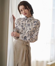 【美品】EmiriaWiz エミリアウィズ シースルー ドット柄 長袖ブラウス EmiriaWiz エミリアウィズ ドット柄 ロングワンピース 黒 M