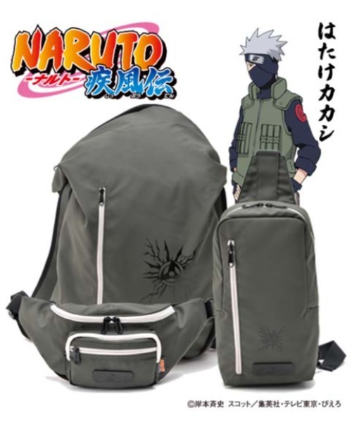 DEVICE（デバイス）の「NARUTO-ナルト- 疾風伝 ウエストバッグ（ボディバッグ/ウエストポーチ・メンズ・ブラック/ワイン/ネイビー/カーキ・FREE）」の14枚目の写真