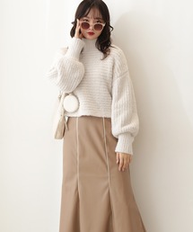 FREE'S MART | フェザーモールハイネック短丈ニット(ニット/セーター)