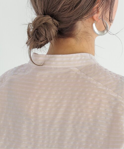 RAY CASSIN（レイカズン）の「マルチストライプシアーシャツ（シャツ/ブラウス・レディース・イエロー/パープル/ピンク・FREE）」の11枚目の写真