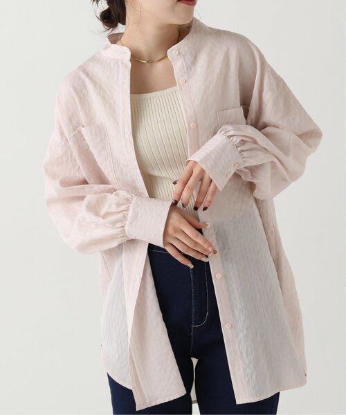 RAY CASSIN（レイカズン）の「マルチストライプシアーシャツ（シャツ/ブラウス・レディース・イエロー/パープル/ピンク・FREE）」の14枚目の写真