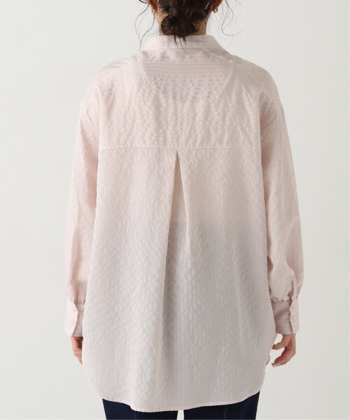 RAY CASSIN（レイカズン）の「マルチストライプシアーシャツ（シャツ/ブラウス・レディース・イエロー/パープル/ピンク・FREE）」の18枚目の写真