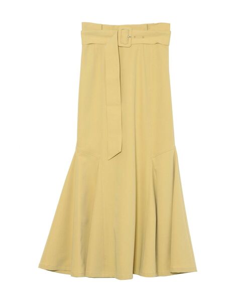 LAGUNAMOON（ラグナムーン）の「ウエストマークマーメイドスカート（スカート・レディース・イエロー/アイボリー/モカ・SMALL/MEDIUM）」の5枚目の写真