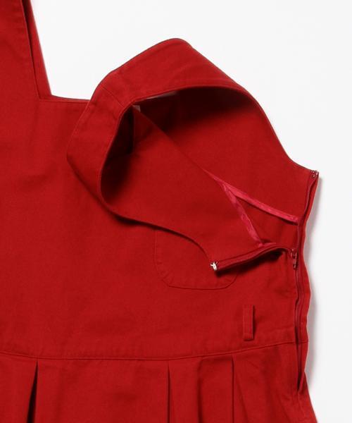 BEAMS BOY(ビームスボーイ)の「BEAMS BOY / チノ ジャンパー スカート(ワンピース・レディース・レッド/ネイビー・ONE SIZE)」の8枚目の写真