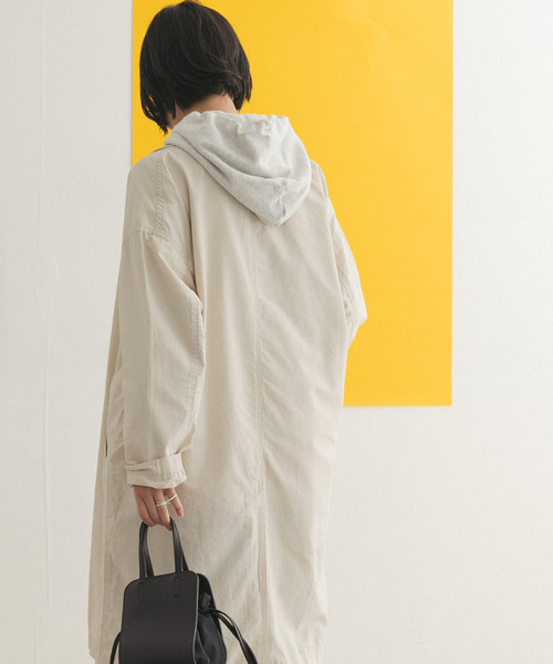 FORK&SPOON（フォークアンドスプーン）の「FORK&SPOON　オーバーライトミドルコート（チェスターコート・レディース・ベージュ/ネイビー/ホワイト系その他・ONE）」の17枚目の写真