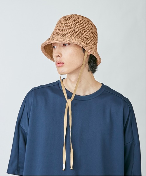 OVERRIDE（オーバーライド）の「OVERRIDE TM LIBRE BELL HAT（ハット・レディース・ベージュ/ネイビー/オリーブ・M/57.5cm）」の2枚目の写真