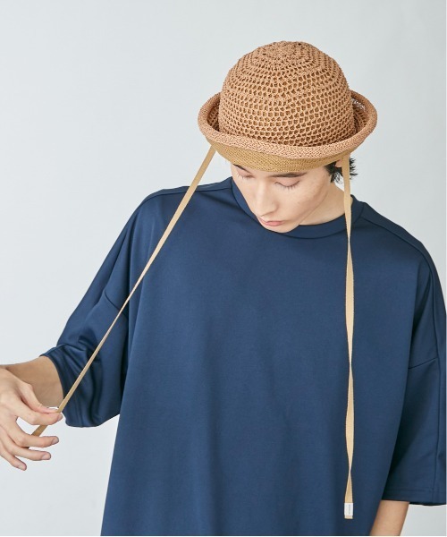 OVERRIDE（オーバーライド）の「OVERRIDE TM LIBRE BELL HAT（ハット・レディース・ベージュ/ネイビー/オリーブ・M/57.5cm）」の7枚目の写真