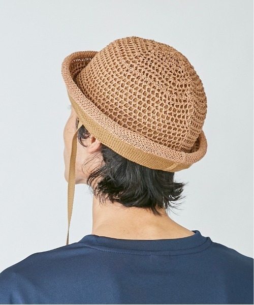 OVERRIDE（オーバーライド）の「OVERRIDE TM LIBRE BELL HAT（ハット・レディース・ベージュ/ネイビー/オリーブ・M/57.5cm）」の9枚目の写真