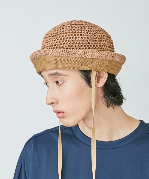 OVERRIDE（オーバーライド）の「OVERRIDE TM LIBRE BELL HAT（ハット・レディース・ベージュ/ネイビー/オリーブ・M/57.5cm）」の8枚目の写真