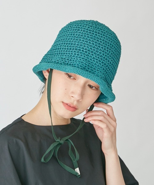 OVERRIDE（オーバーライド）の「OVERRIDE TM LIBRE BELL HAT（ハット・レディース・ベージュ/ネイビー/オリーブ・M/57.5cm）」の11枚目の写真